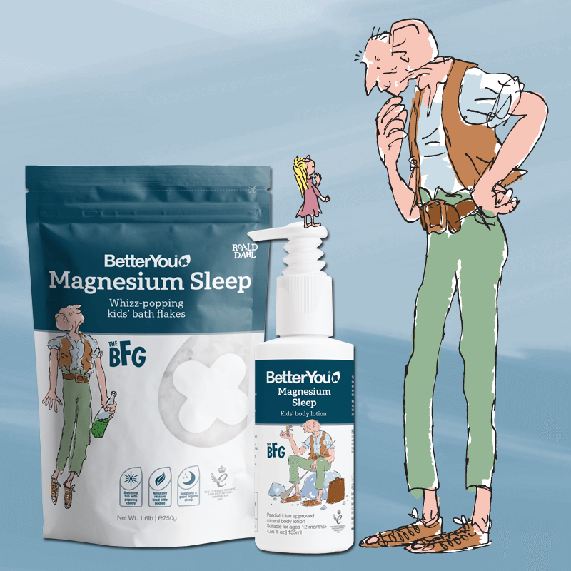 betteryou magnezijev losjon in kosmici kids